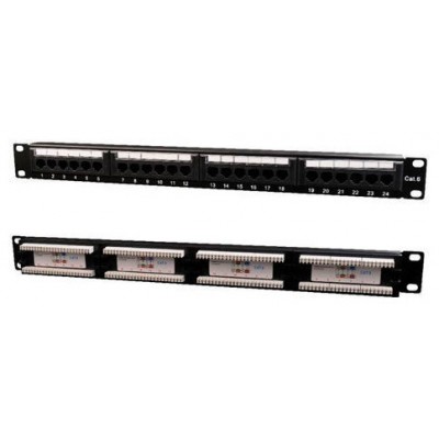 Panel de transferencia de 24 puertos, adecuado